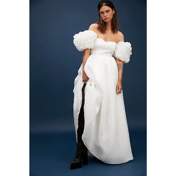 Free People Selkie Mes Demoiselle Flower Gown - Picture 1 of 16